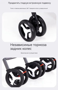 Thumbnail for Premium Foldable Twin Baby Stroller