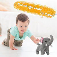 Thumbnail for Walking Plush Pet Elephant With Sound & Box