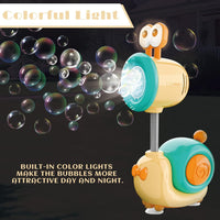 Thumbnail for Rechargeable Snail Colorful Bubble Machine