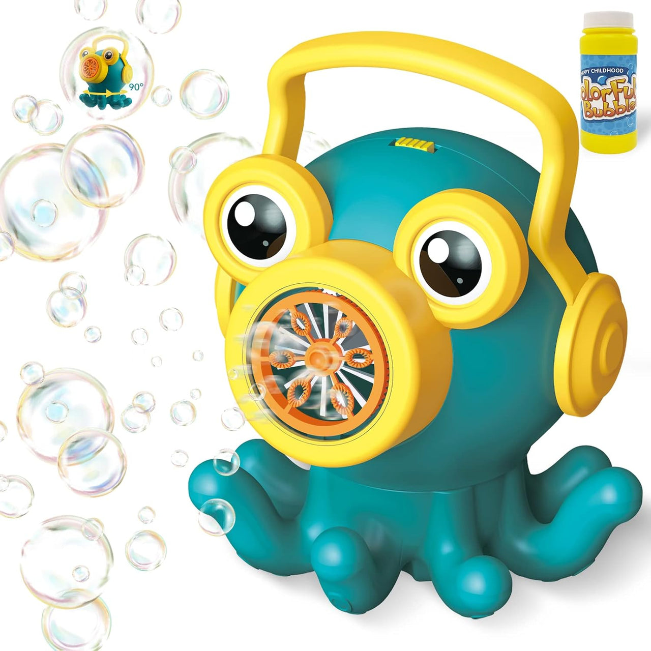 Octopus Colorful Bubble Machine Toy