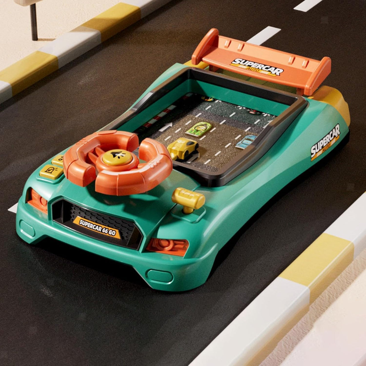 Super Racing Car Adventure Steering Wheel Toy