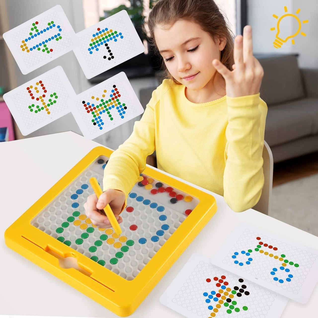 Kids Mini Magnetic Beads Drawing Board