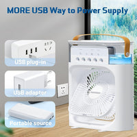 Thumbnail for 4in1 Air Conditioner Humidifier Fan With Lights