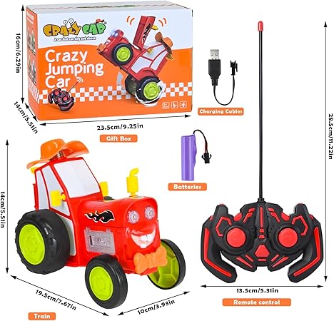 RC Crazy Jumping Car With Light & Music