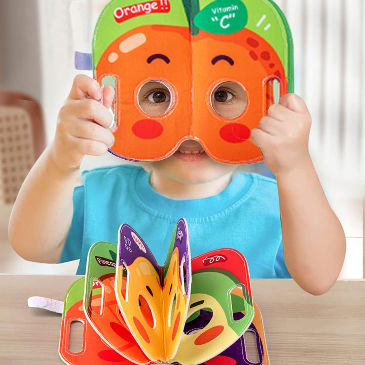 Baby Educational Fruits Mask Book