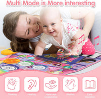 Thumbnail for 2in1 Princess Electronic Musical Drum & Piano Play Mat