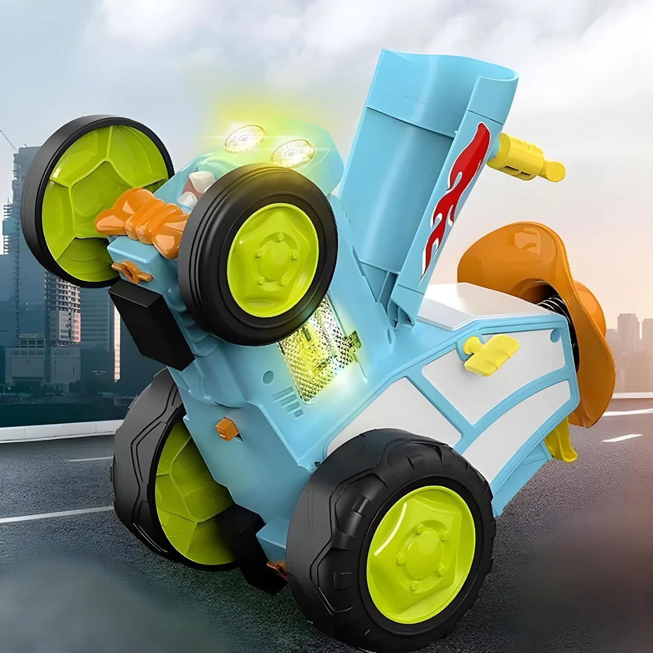 RC Crazy Jumping Car With Light & Music