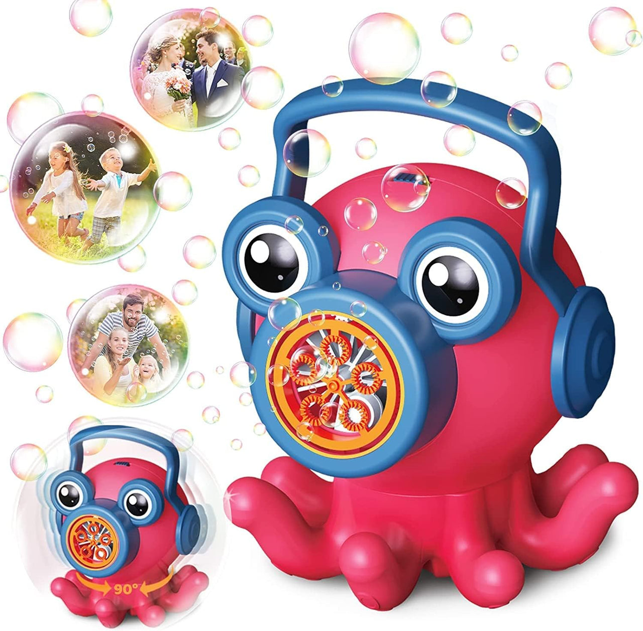 Octopus Colorful Bubble Machine Toy