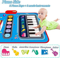 Thumbnail for 2in1 Electronic Kids Musical Drum Piano Play-Mat