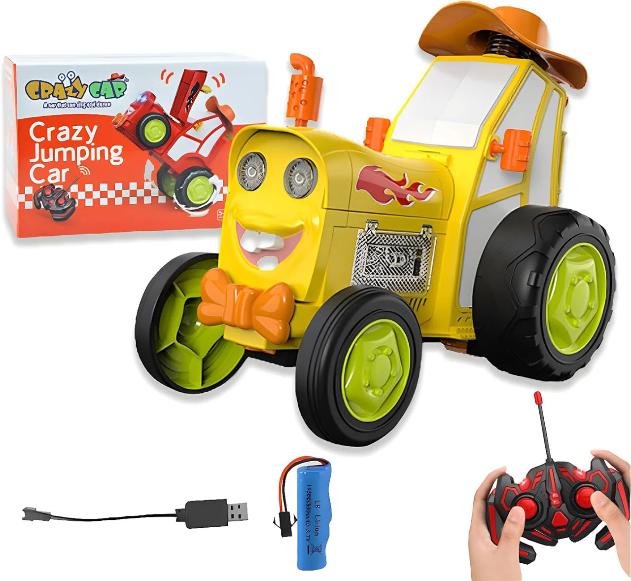 RC Crazy Jumping Car With Light & Music