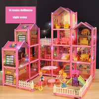 Thumbnail for DIY 14 Rooms Dream Doll House With Furniture