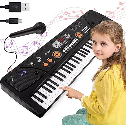 61 Keys BigFun Electronic Keyboard Piano With Mic