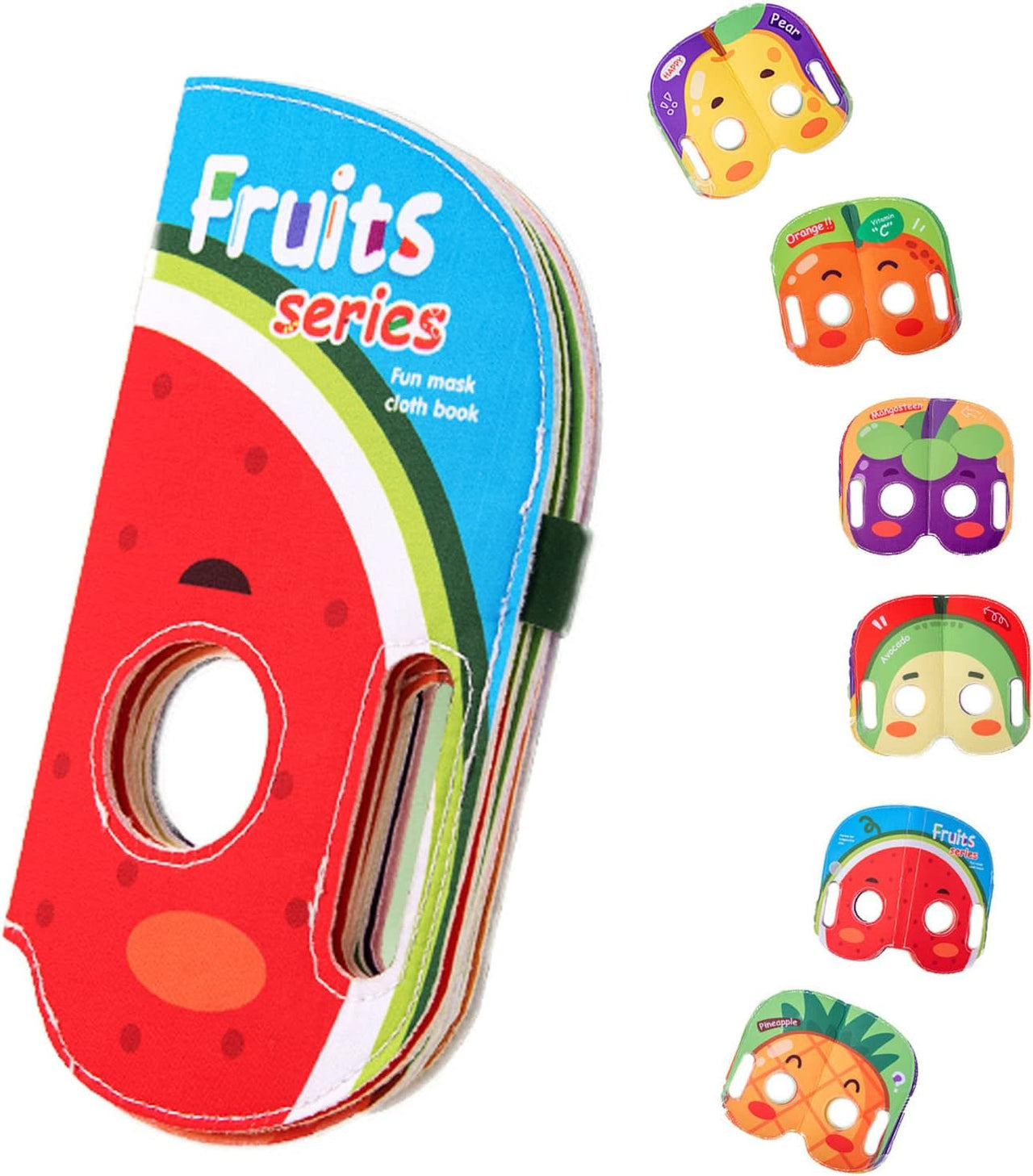 Baby Educational Fruits Mask Book