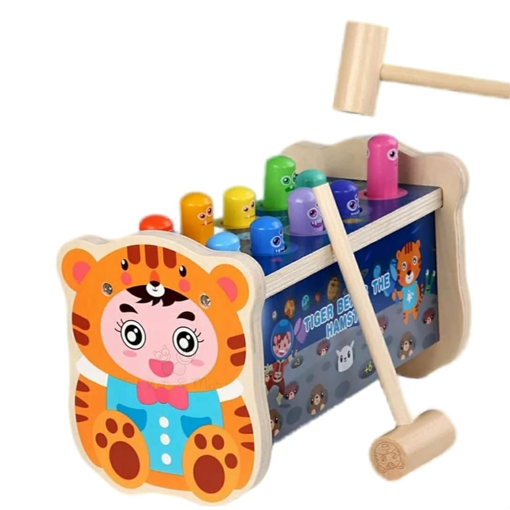 Wooden Tiger Beats The Hamster Game