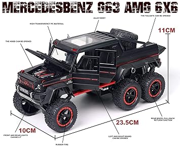 1:22 Diecast AMG G63 6x6 Off-Road Model