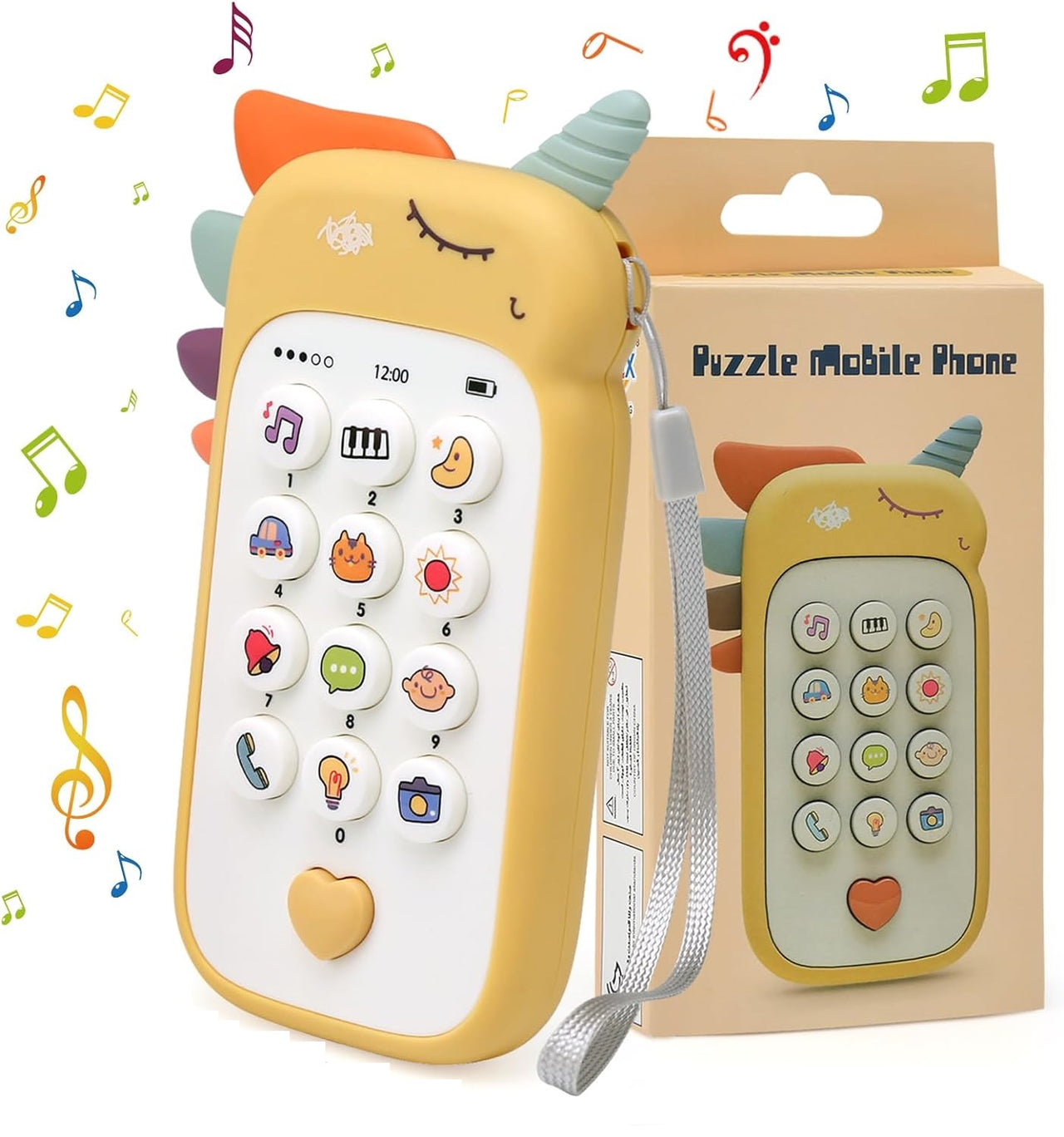 Baby's Early Educational Puzzle Mobile Phone