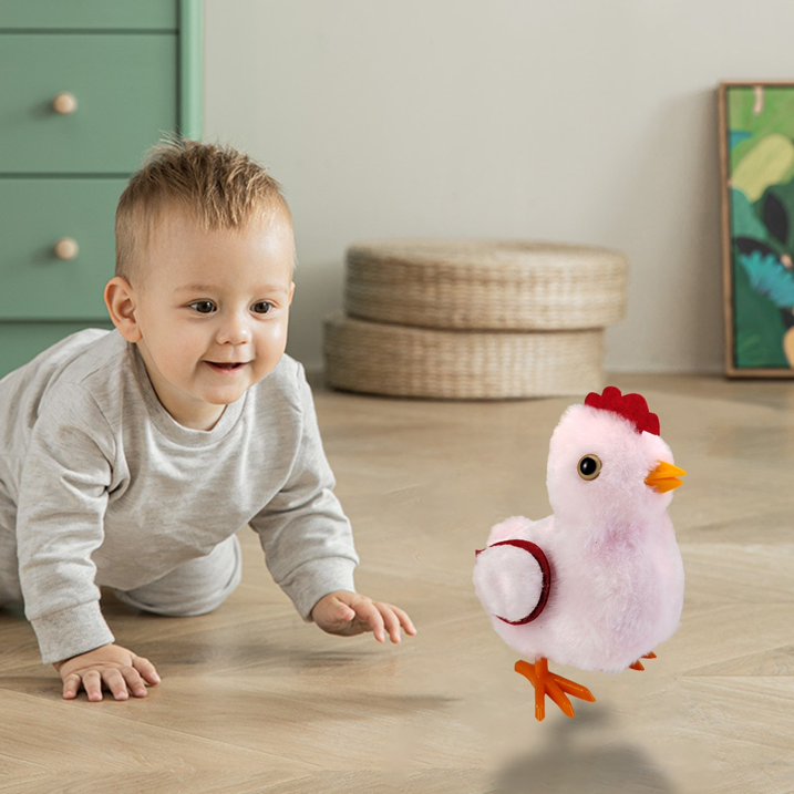 Cute Walking Plush Chicken With Sound