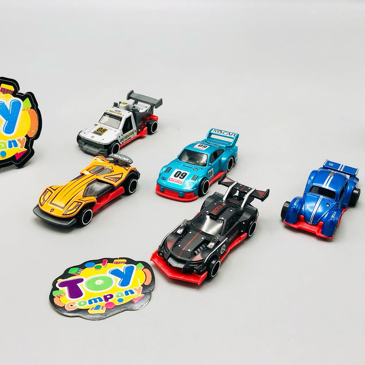 1:64 Diecast Fast Wheels Sports Cars Set - 5Pcs