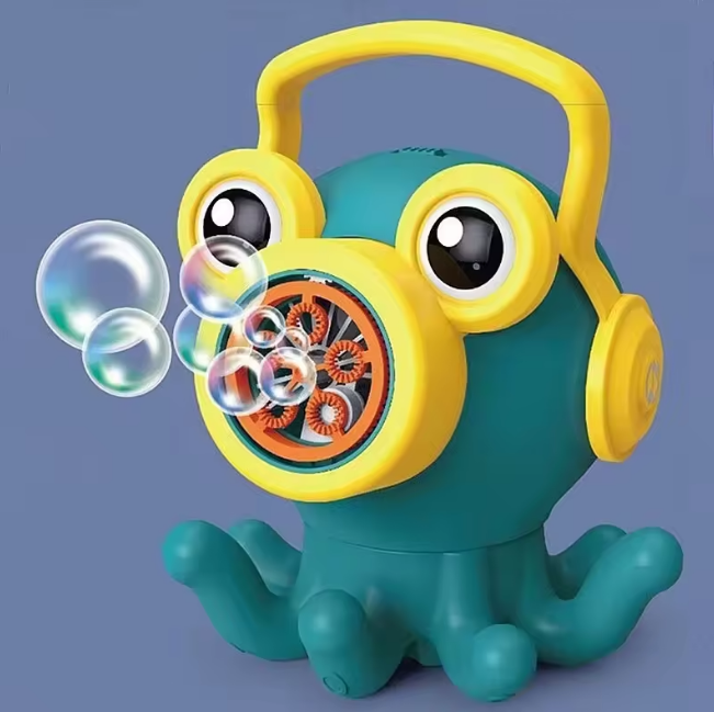 Octopus Colorful Bubble Machine Toy