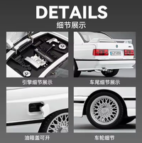 Thumbnail for 1:24 Diecast BMW M3 E30 Modified Model Car