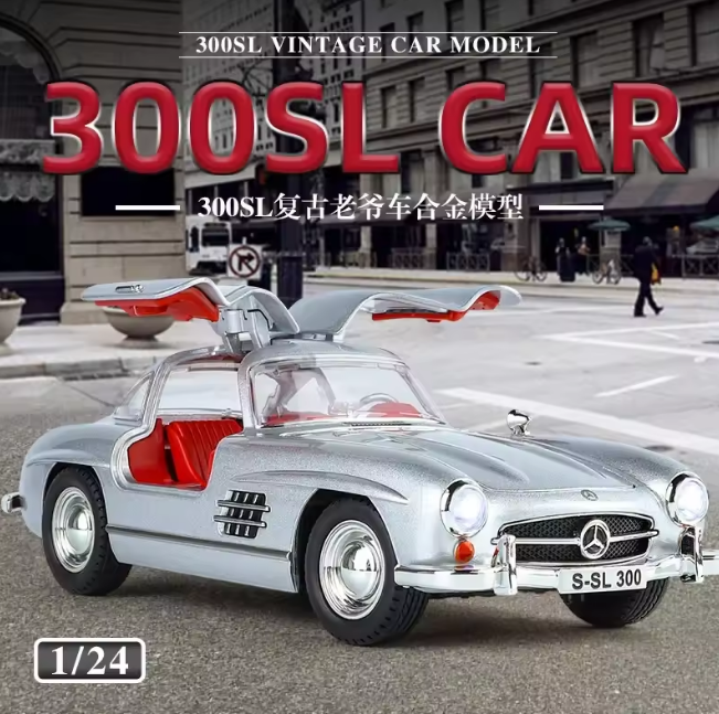 1:24 Diecast Benz 300SL Coupe Model Car