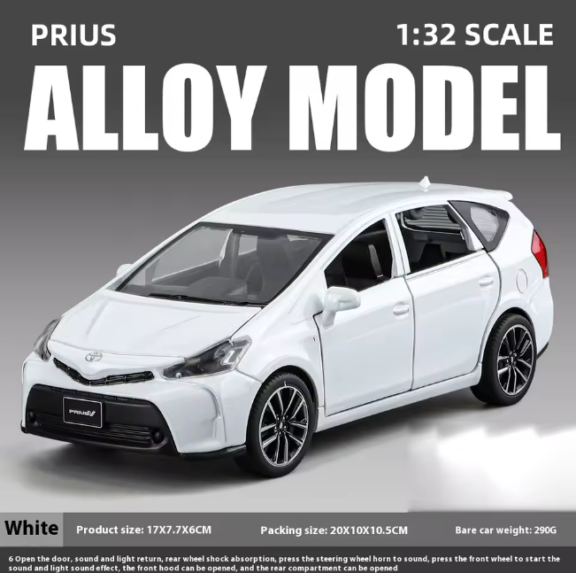 1:32 Diecast Toyota Prius Model Car