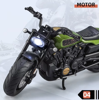 Thumbnail for 7* Inches Diecast Harley Davidson Sportster Model Bike