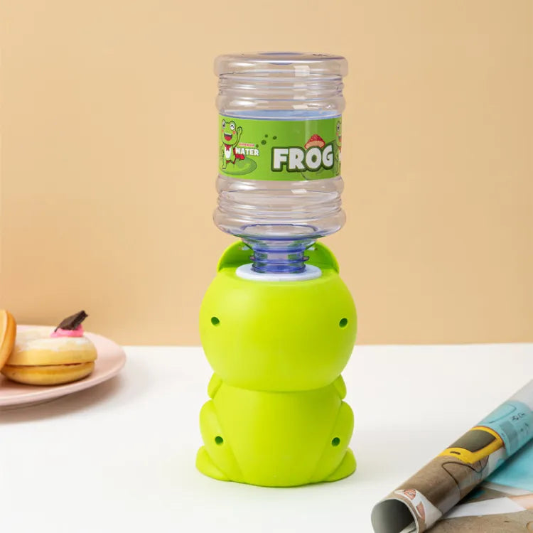 Mini Frog Water Dispenser With Disposable Glass