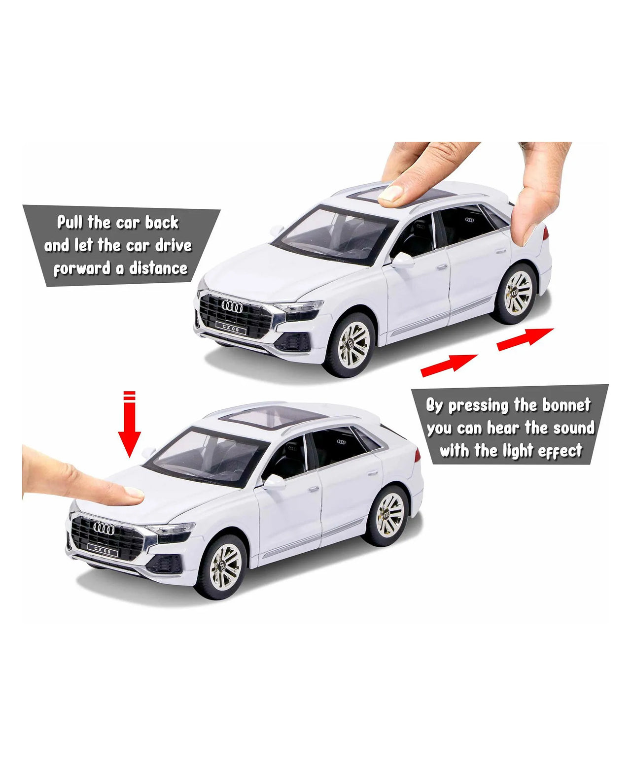 1:24 Diecast Audi Q8 Model Car