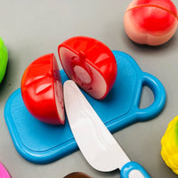 Thumbnail for 9Pcs Pretend Play Food Cutting Set