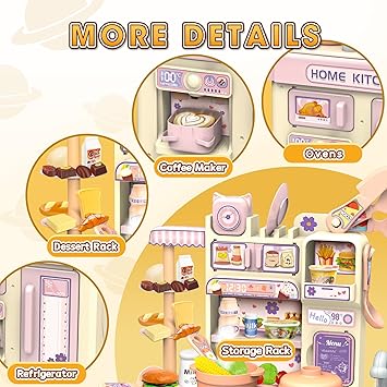 Pretend Play Kids Dream Kitchen Set