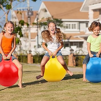 Kids Inflatable Sky High Bouncer Hoop Ball