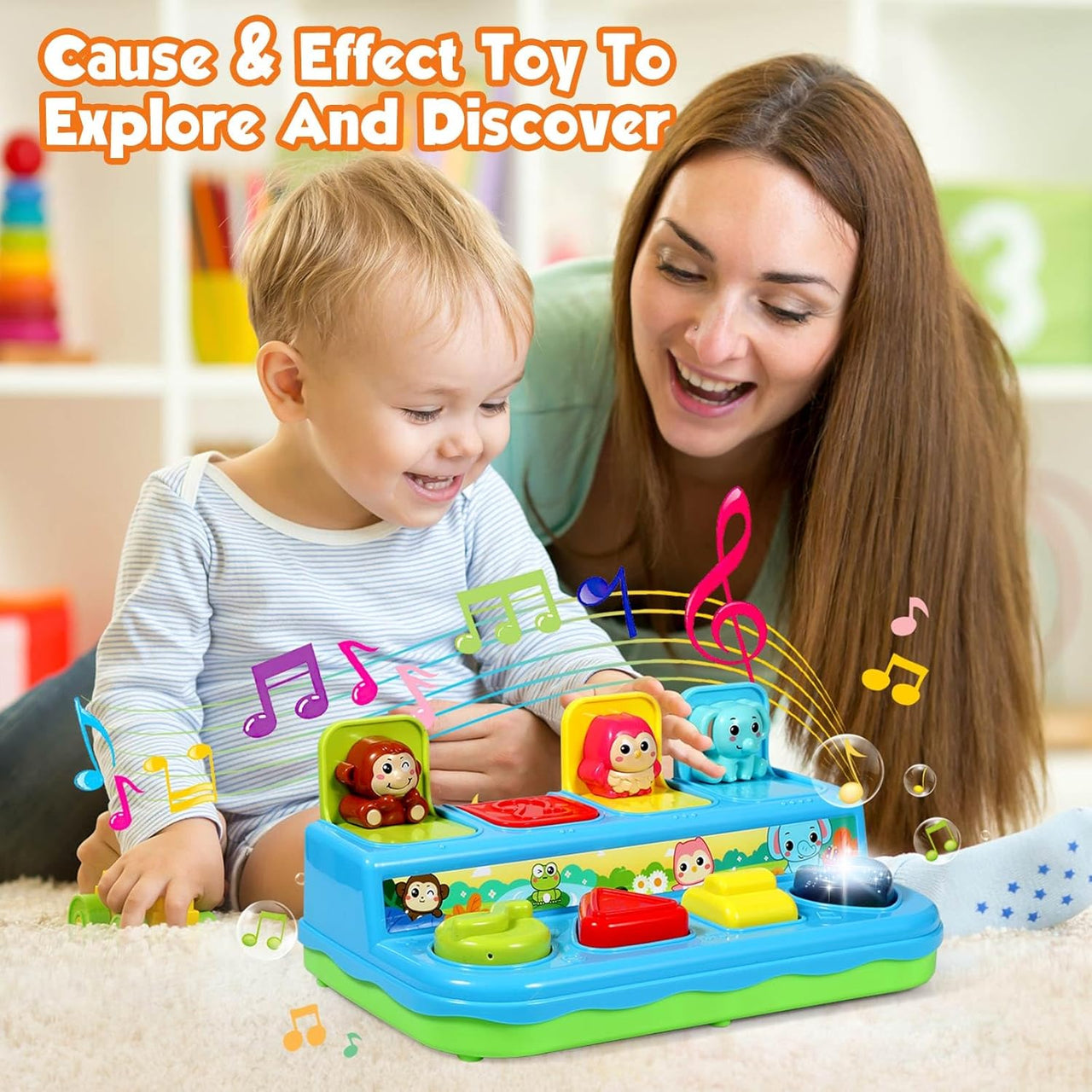 Interactive Pop-up Animal Activity Toy