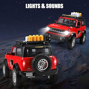 1:32 Diecast Ford Bronco Lima Model With Miniature