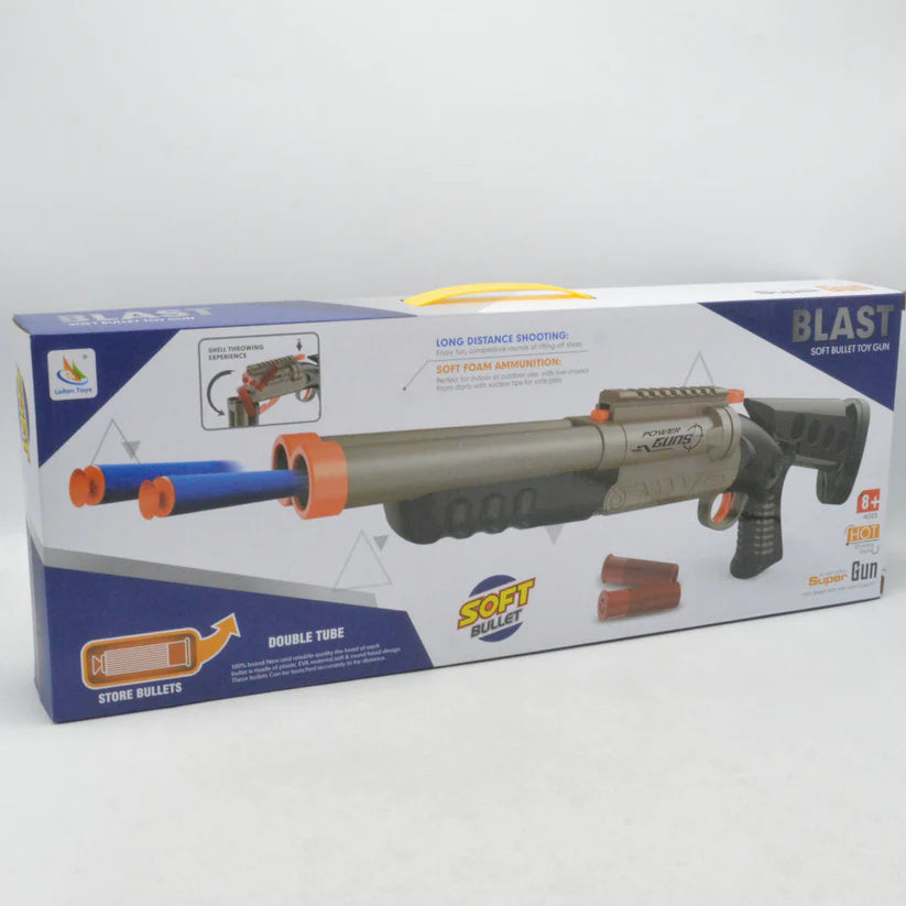 Double Barreled Blast Soft Bullet Gun