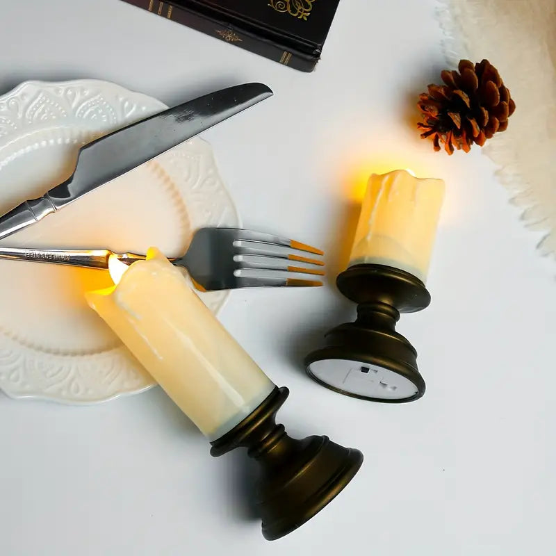 3Pcs Realistic LED Candle For Decoration