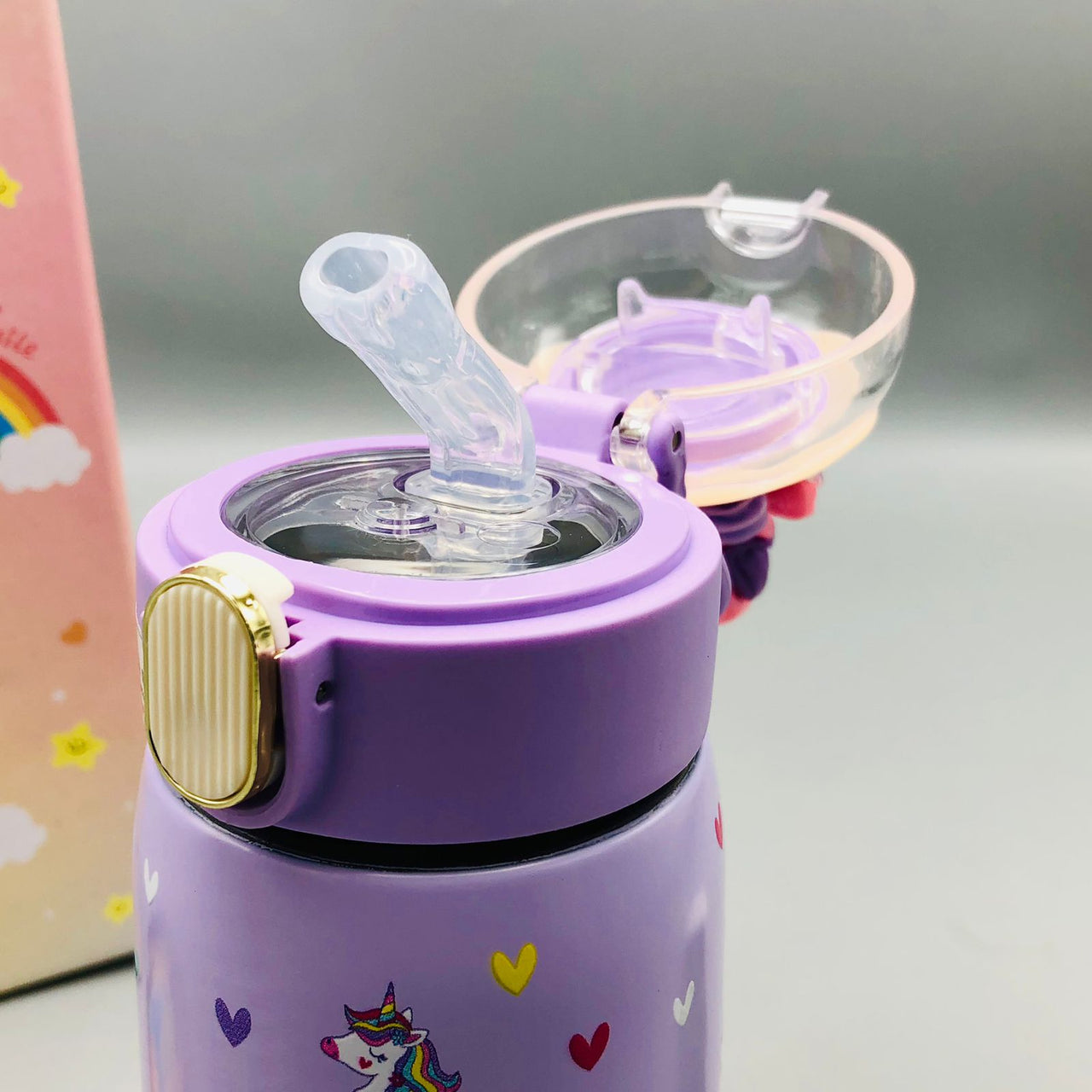 Unicorn Stainless Steel Insulated Sipper Water Bottle