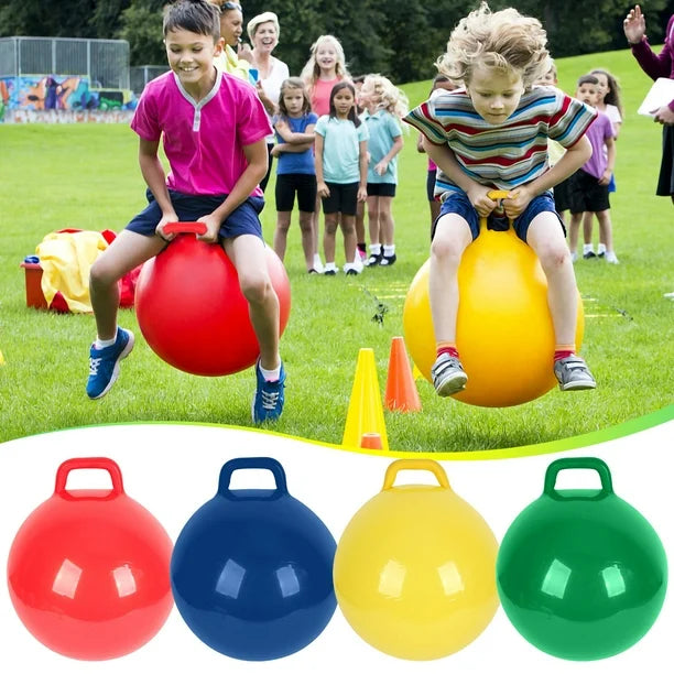 Kids Inflatable Sky High Bouncer Hoop Ball