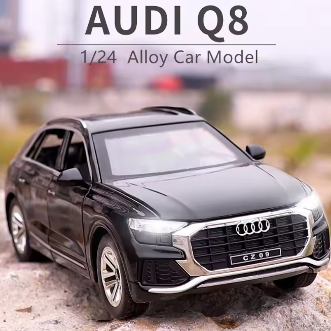 1:24 Diecast Audi Q8 Model Car