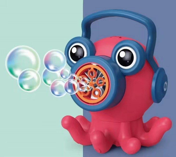 Octopus Colorful Bubble Machine Toy