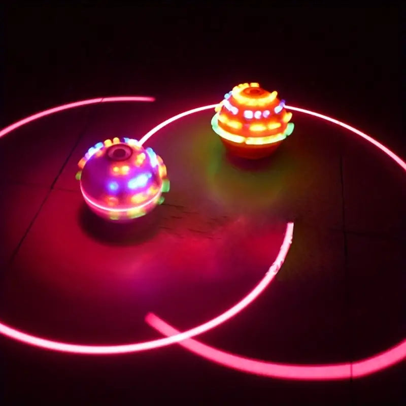 Football Flashing Spinning Top With Light & Music