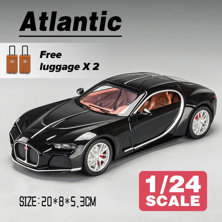 1:24 Diecast Bugatti Atlantic Chiron Model Car