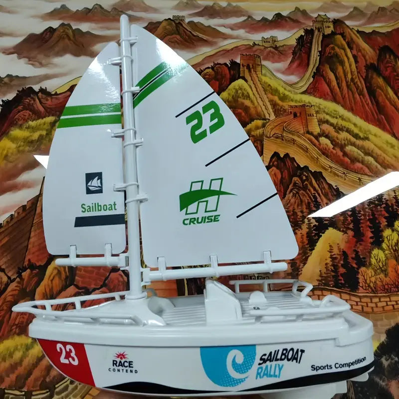 Battery Operated Sail Rally Water Boat