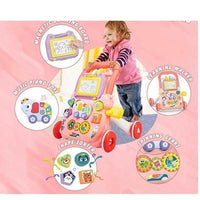 Thumbnail for Huanger Baby Musical Walker With Dazzling Lights -  Pink