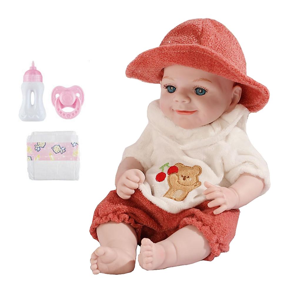 Silicon Newborn Baby Doll With Accessories