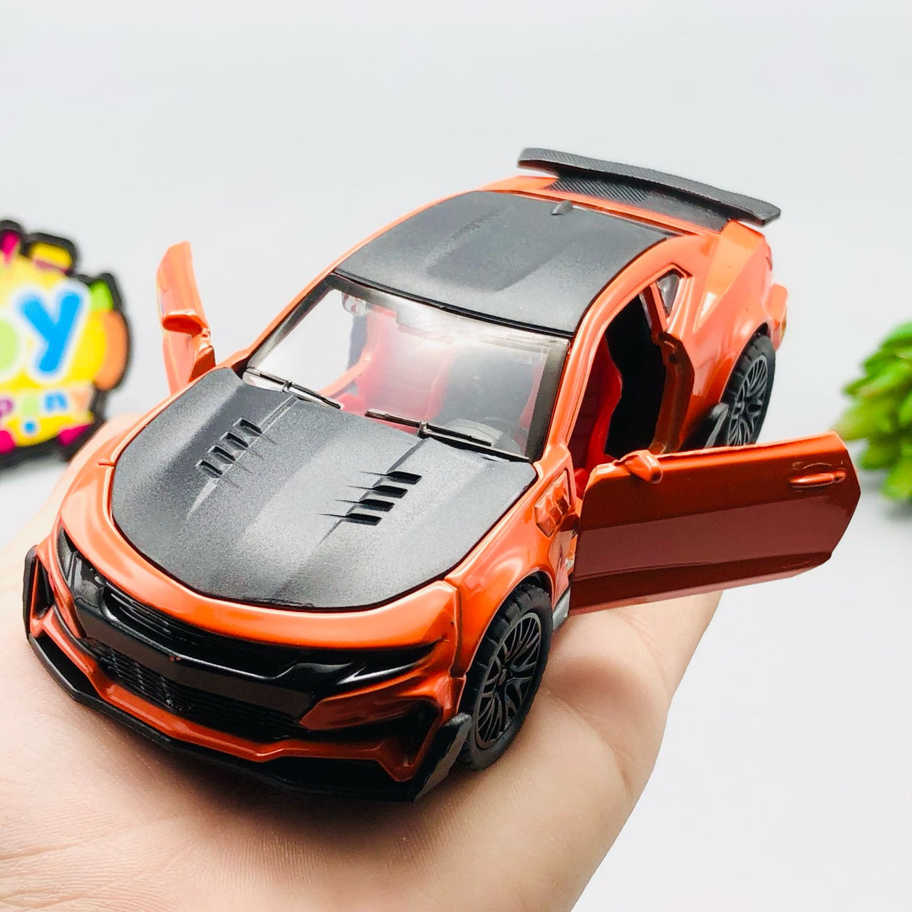 1:36 Diecast Mini Pullback Chevrolet Camaro ZL1 Model Car