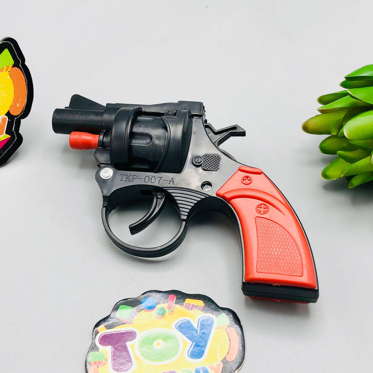 Mini Smart Shooter Revolver With 5 Pack Bullets