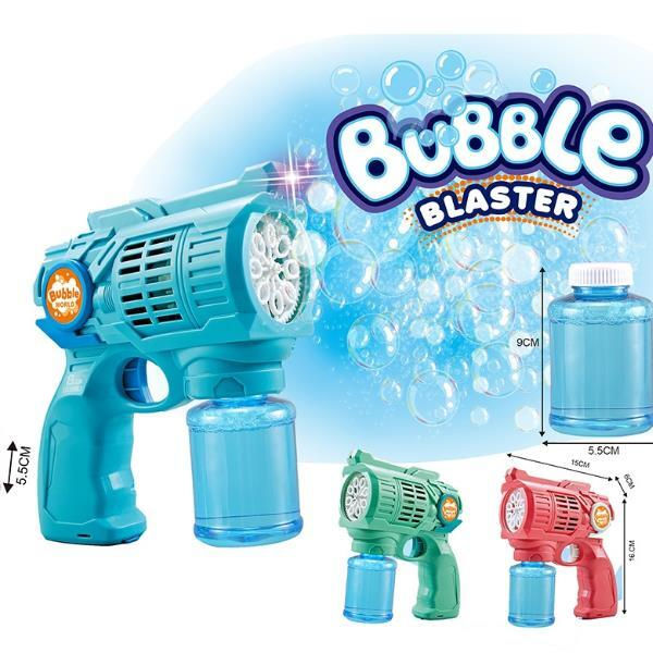 8 Holes Battery Operated Colorful Bubble Blaster Gun