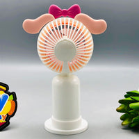 Thumbnail for Rechargeable Mini Cartoon Design Desktop Fan