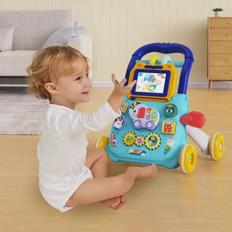 Huanger Baby Musical Walker With Dazzling Lights